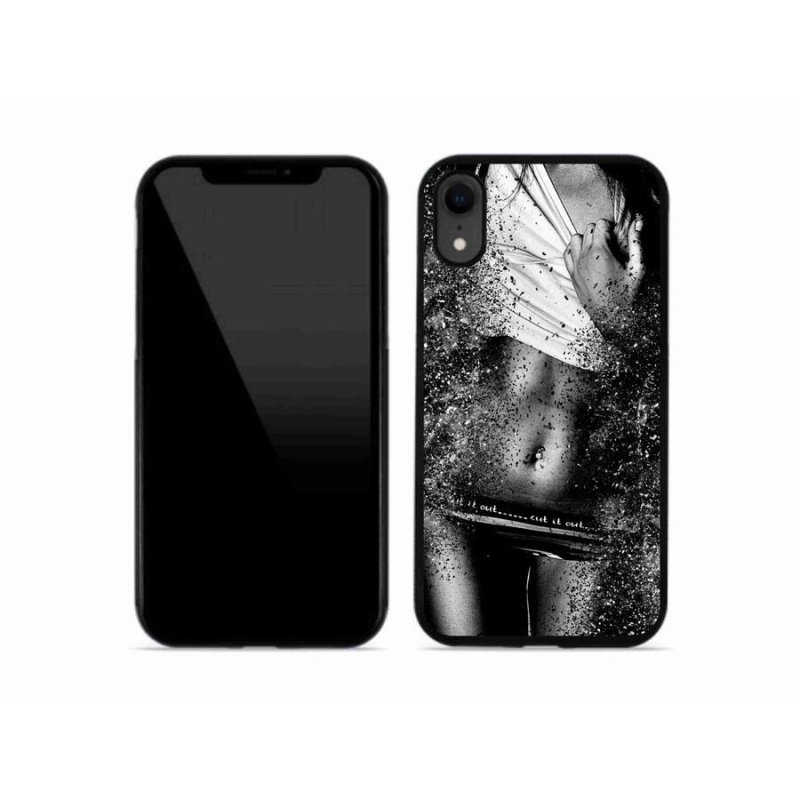 Gélový kryt mmCase na mobil iPhone XR - sexy žena 1