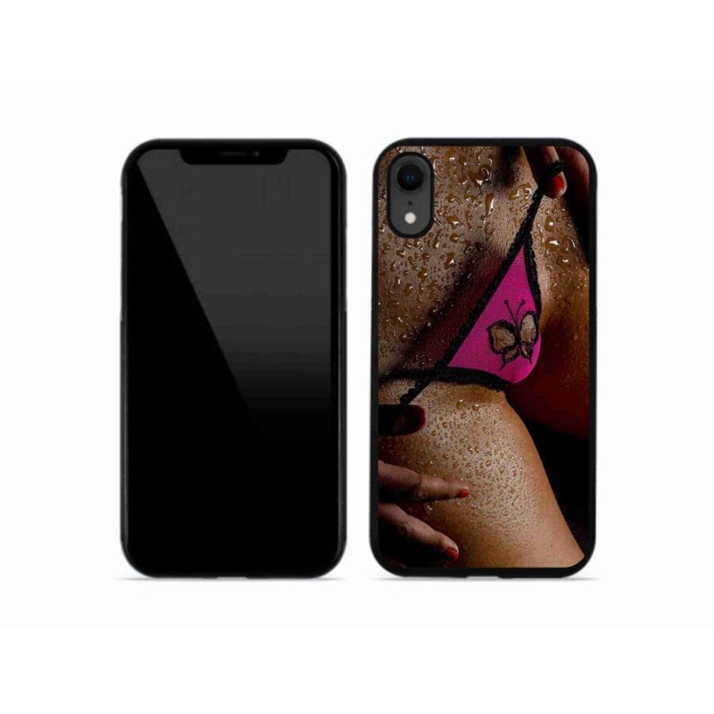 Gélový kryt mmCase na mobil iPhone XR - sexy žena