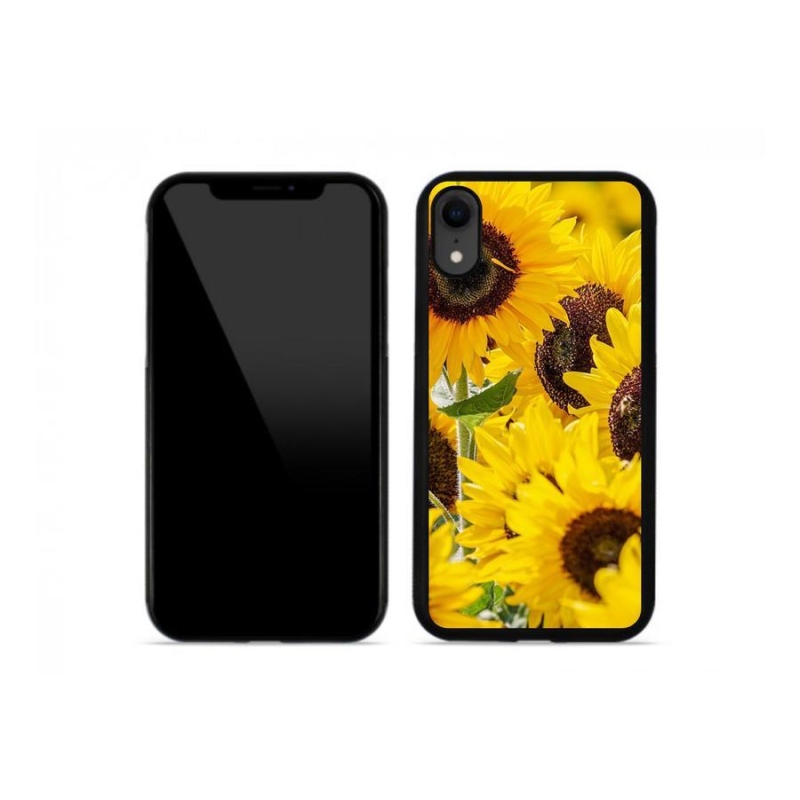 Gélový kryt mmCase na mobil iPhone XR - slnečnica