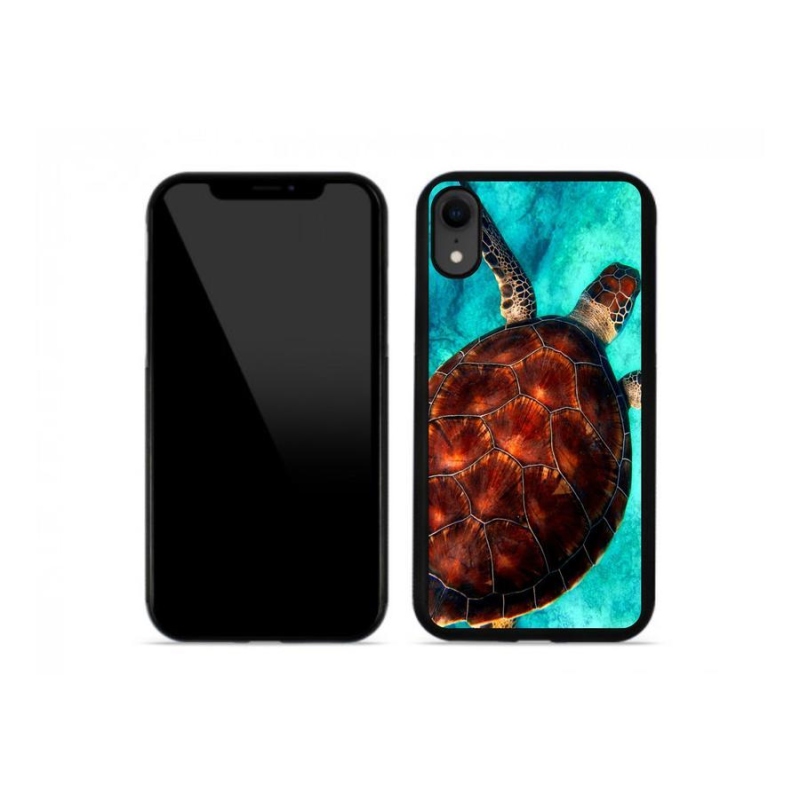 Gélový kryt mmCase na mobil iPhone XR - korytnačka