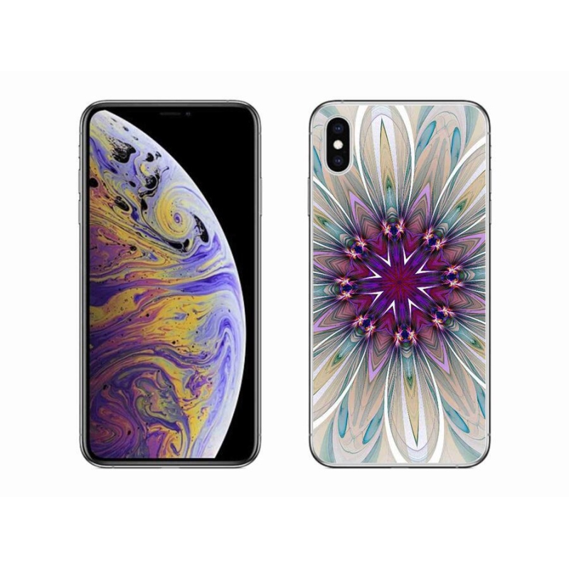 Gélový kryt mmCase na mobil iPhone XS Max - abstrakt 10