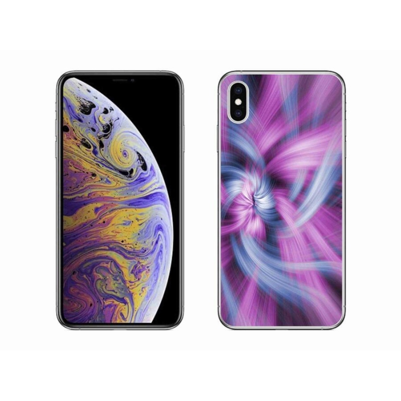 Gélový kryt mmCase na mobil iPhone XS Max - abstrakt 12