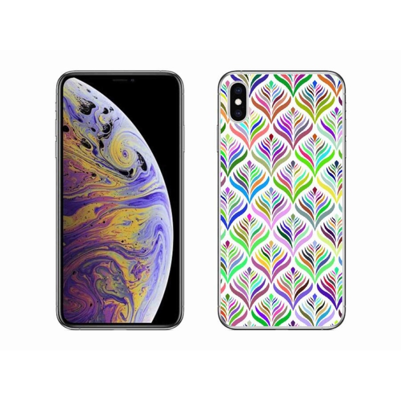 Gélový kryt mmCase na mobil iPhone XS Max - abstrakt 15