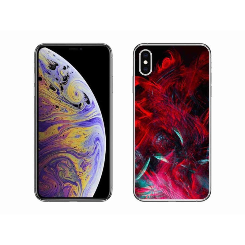 Gélový kryt mmCase na mobil iPhone XS Max - abstrakt 16