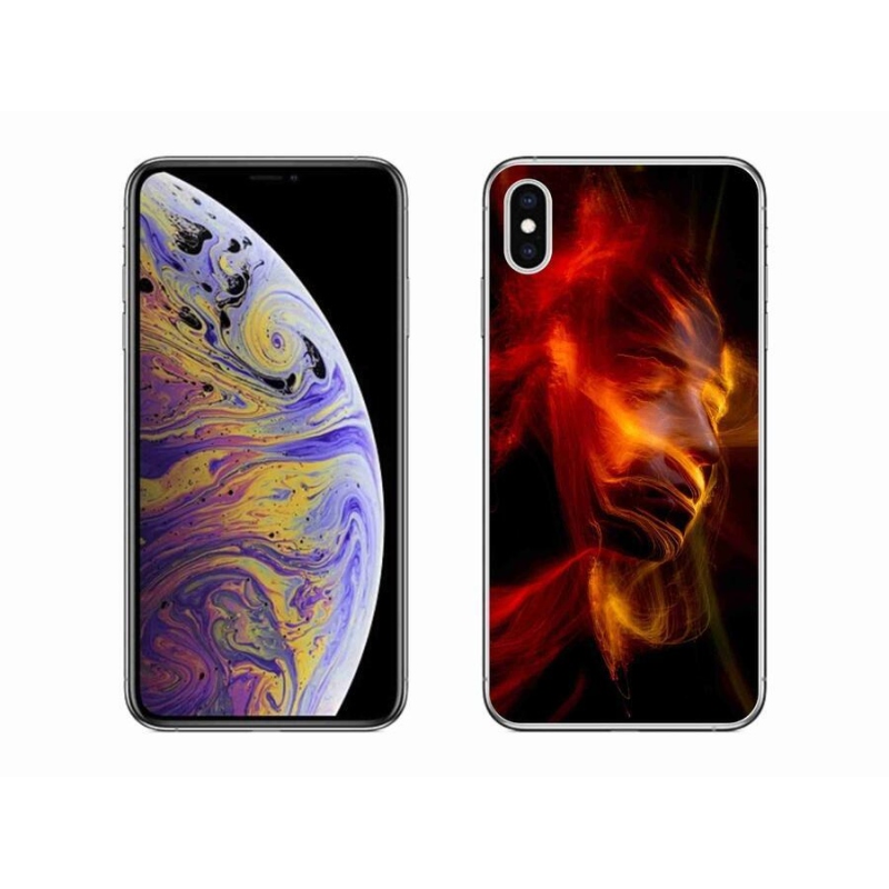 Gélový kryt mmCase na mobil iPhone XS Max - abstrakt 18