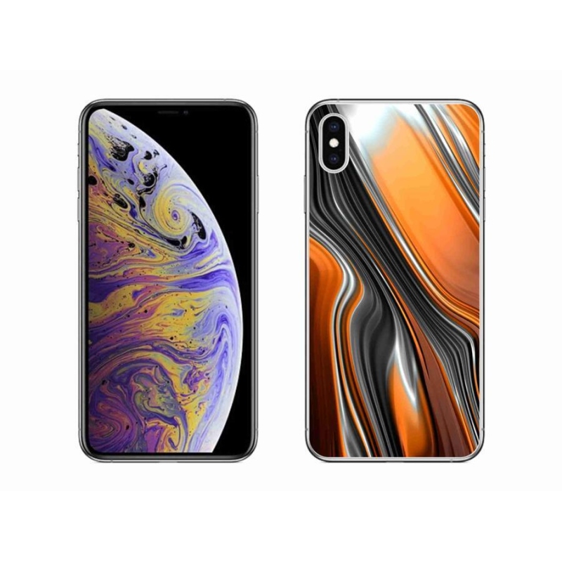 Gélový kryt mmCase na mobil iPhone XS Max - abstrakt 3