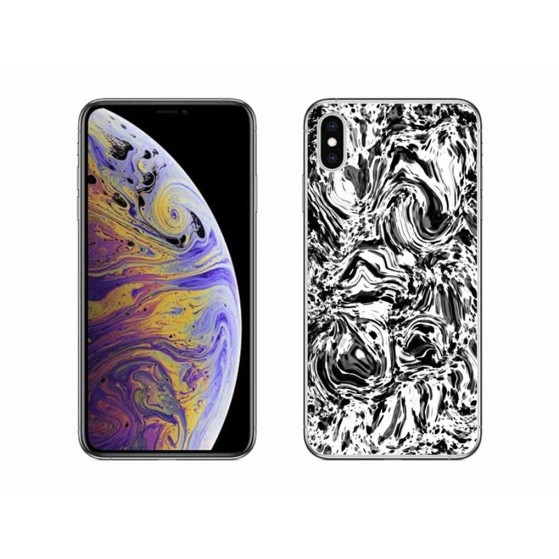 Gélový kryt mmCase na mobil iPhone XS Max - abstrakt 4