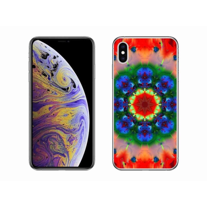 Gélový kryt mmCase na mobil iPhone XS Max - abstrakt 5