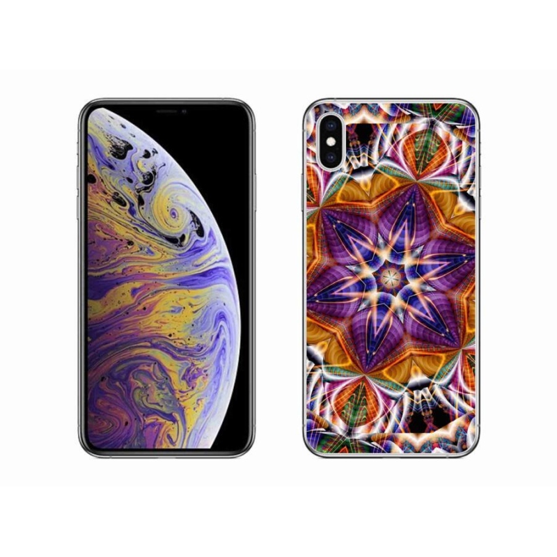 Gélový kryt mmCase na mobil iPhone XS Max - abstrakt 6