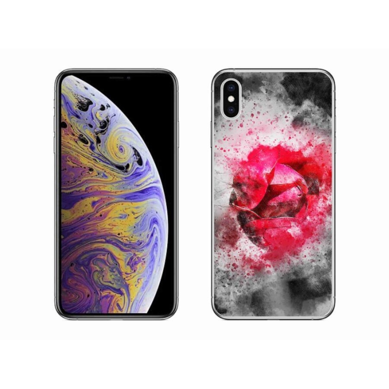 Gélový kryt mmCase na mobil iPhone XS Max - abstrakt 9