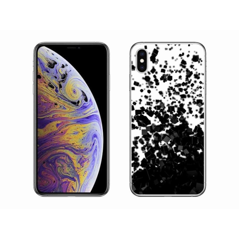 Gélový kryt mmCase na mobil iPhone XS Max - abstraktné vzor 1