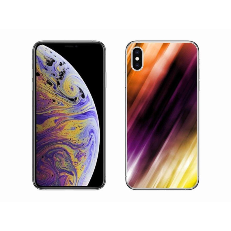 Gélový kryt mmCase na mobil iPhone XS Max - abstraktné vzor 5