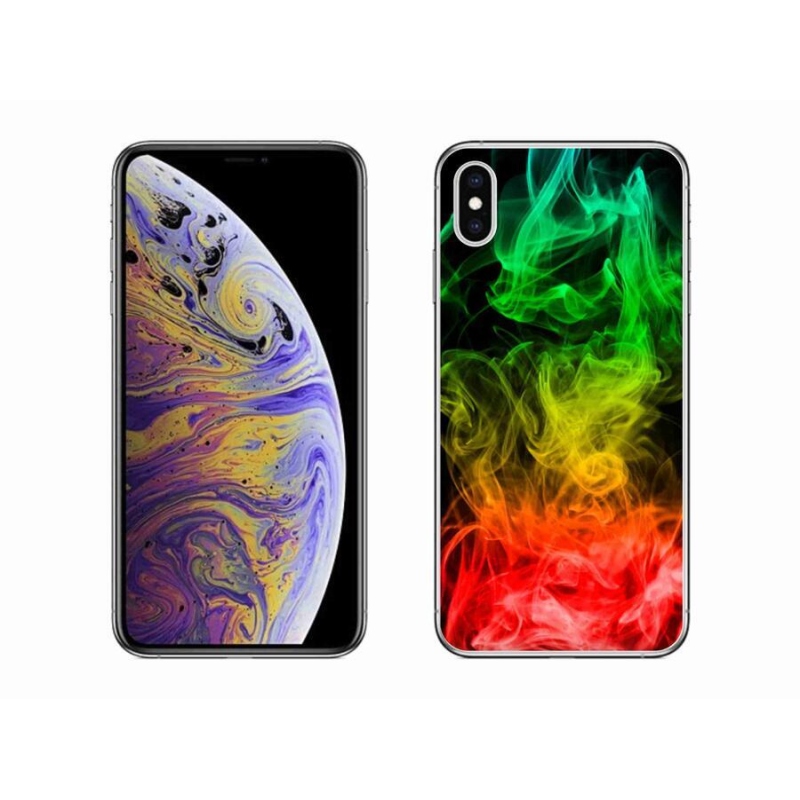 Gélový kryt mmCase na mobil iPhone XS Max - abstraktné vzor 7