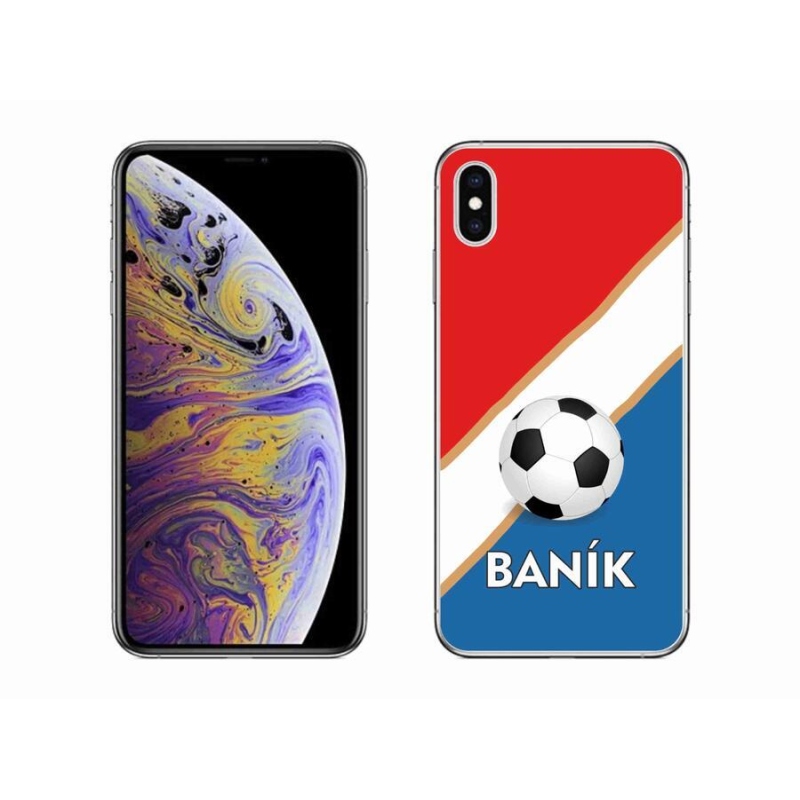 Gélový kryt mmCase na mobil iPhone XS Max - Baník