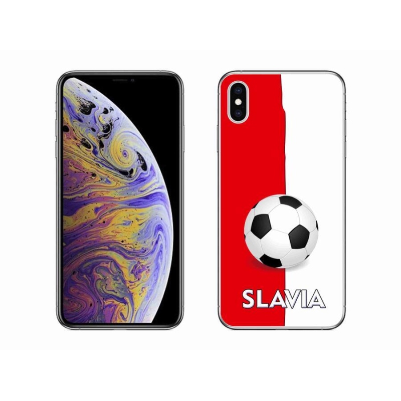 Gélový kryt mmCase na mobil iPhone XS Max - futbal 2