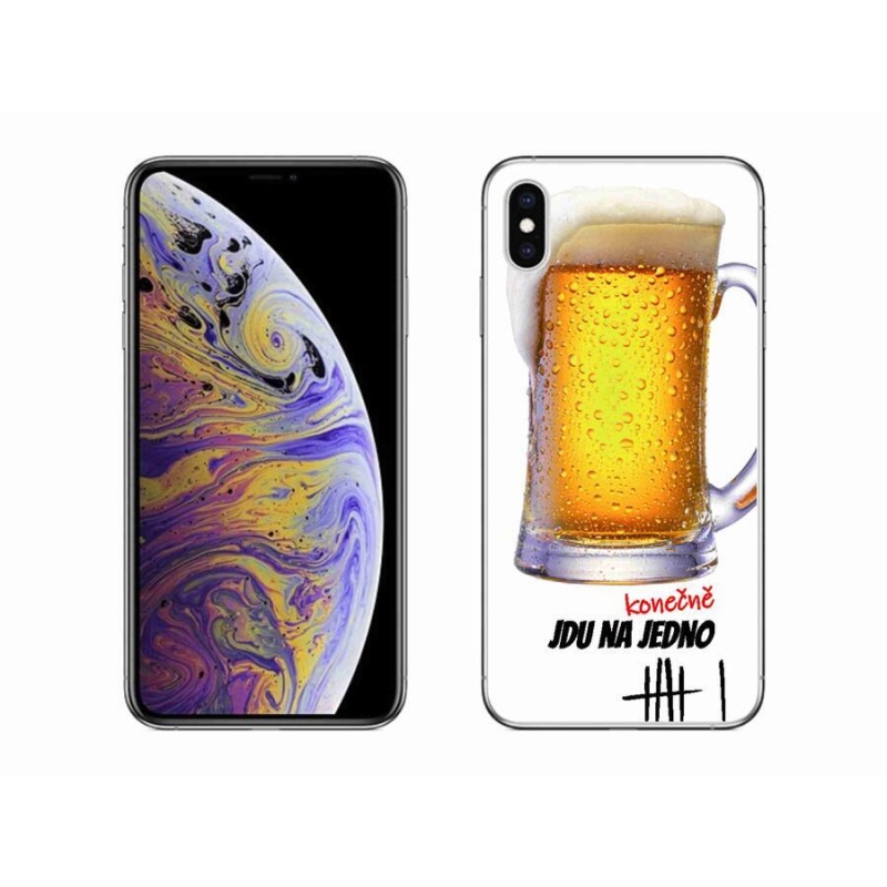 Gélový kryt mmCase na mobil iPhone XS Max - idem na jedno