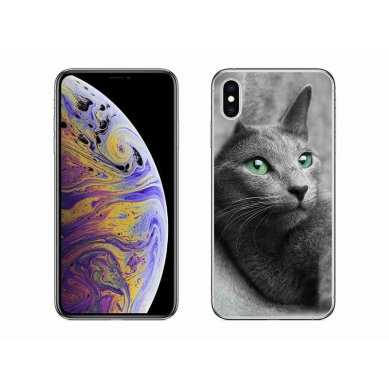 Gélový kryt mmCase na mobil iPhone XS Max - mačka 2