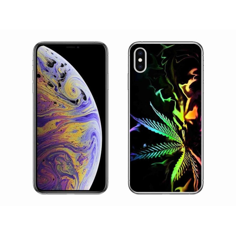 Gélový kryt mmCase na mobil iPhone XS Max - konope 2