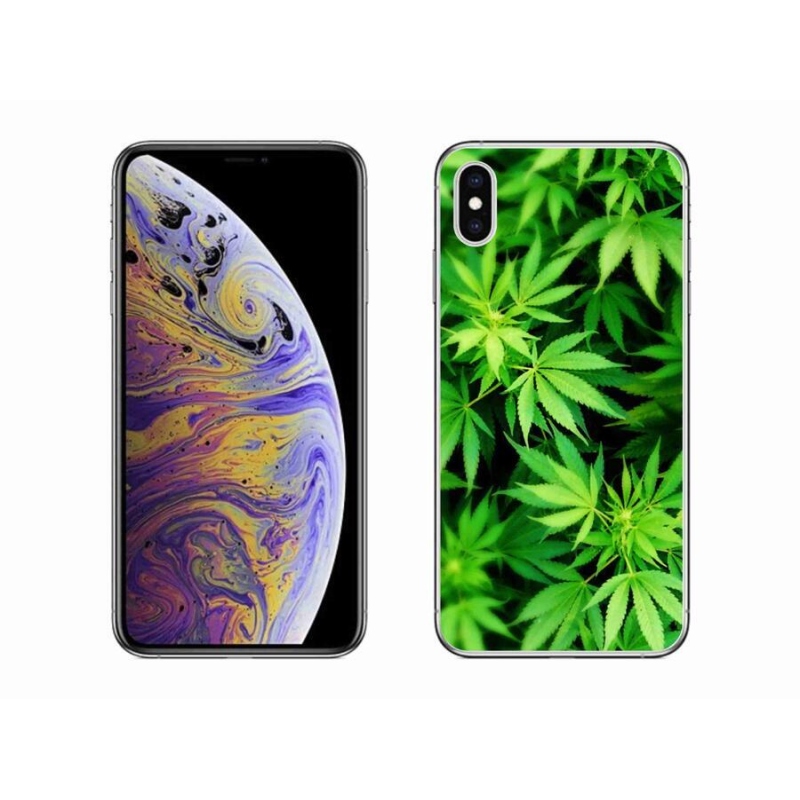 Gélový kryt mmCase na mobil iPhone XS Max - konope 3