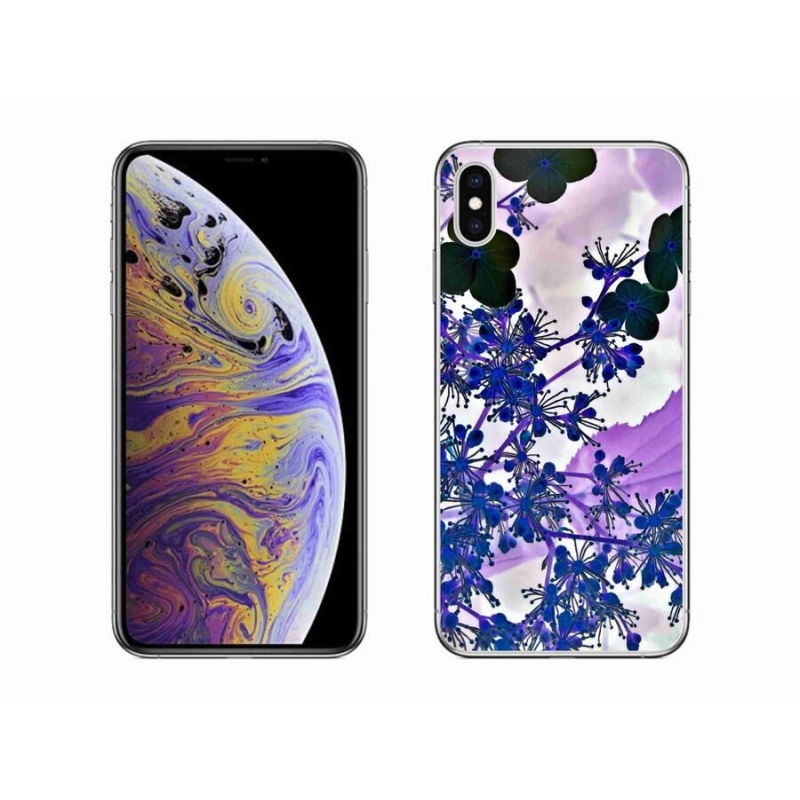 Gélový kryt mmCase na mobil iPhone XS Max - kvet hortenzie