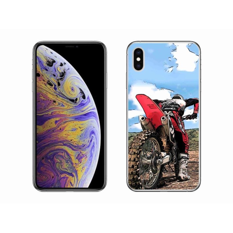 Gélový kryt mmCase na mobil iPhone XS Max - moto