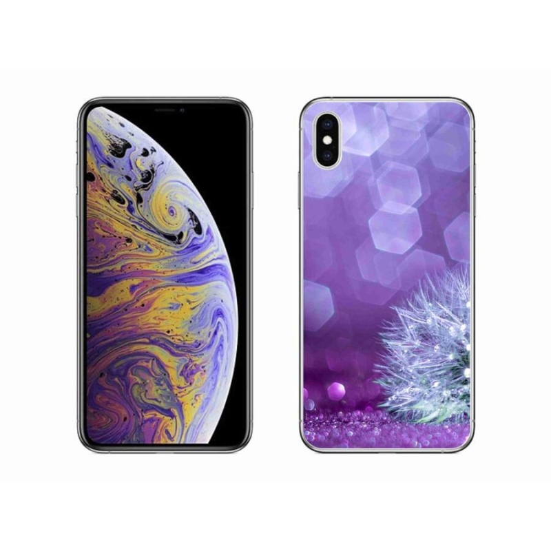 Gélový kryt mmCase na mobil iPhone XS Max - odkvitnuté púpava 2