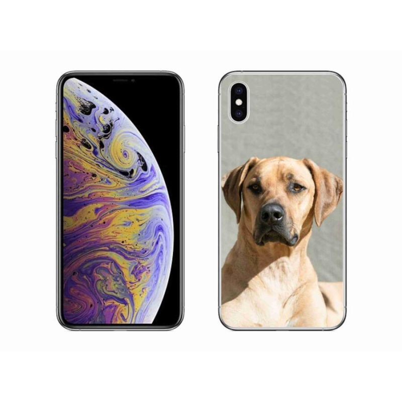 Gélový kryt mmCase na mobil iPhone XS Max - ridgeback