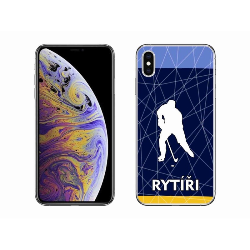 Gélový kryt mmCase na mobil iPhone XS Max - Rytieri