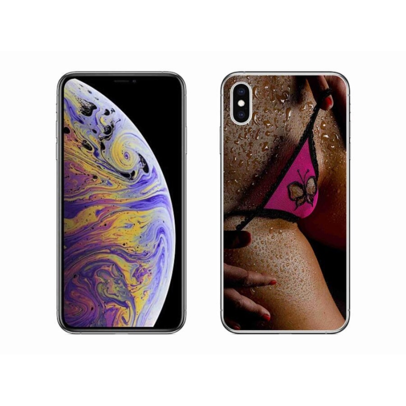 Gélový kryt mmCase na mobil iPhone XS Max - sexy žena