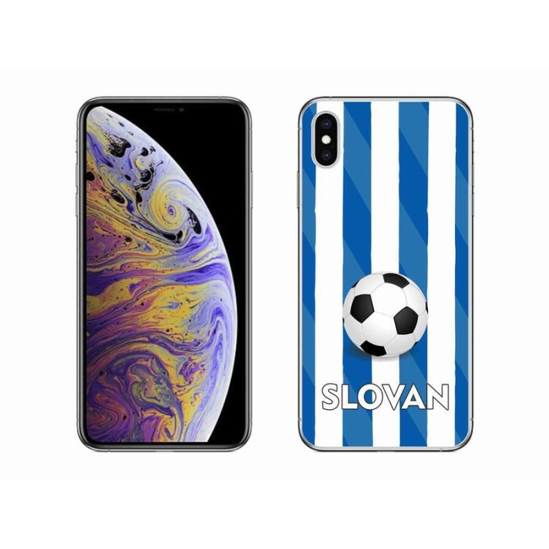 Gélový kryt mmCase na mobil iPhone XS Max - Slovan