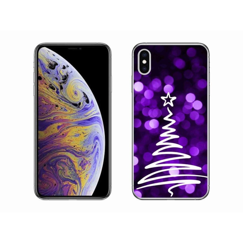 Gélový kryt mmCase na mobil iPhone XS Max - stromček