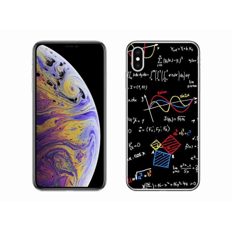 Gélový kryt mmCase na mobil iPhone XS Max - vzorčeky