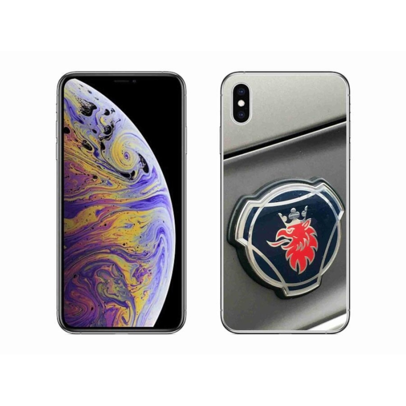 Gélový kryt mmCase na mobil iPhone XS Max - znak 2