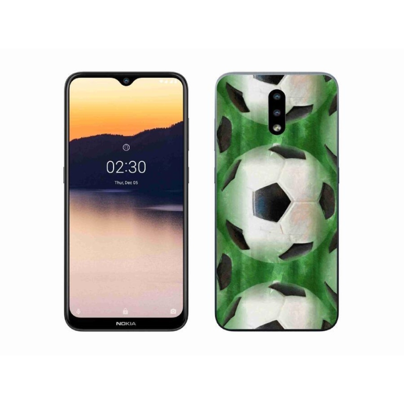 Gélový kryt mmCase na mobil Nokia 2.3 - futbalová lopta