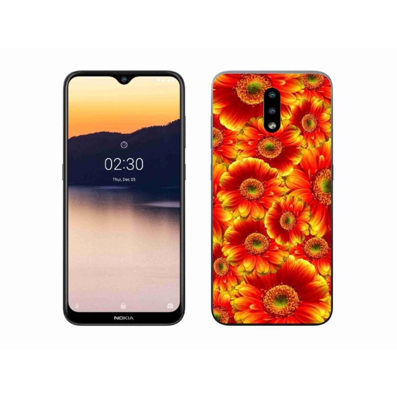 Gélový kryt mmCase na mobil Nokia 2.3 - gerbera 1