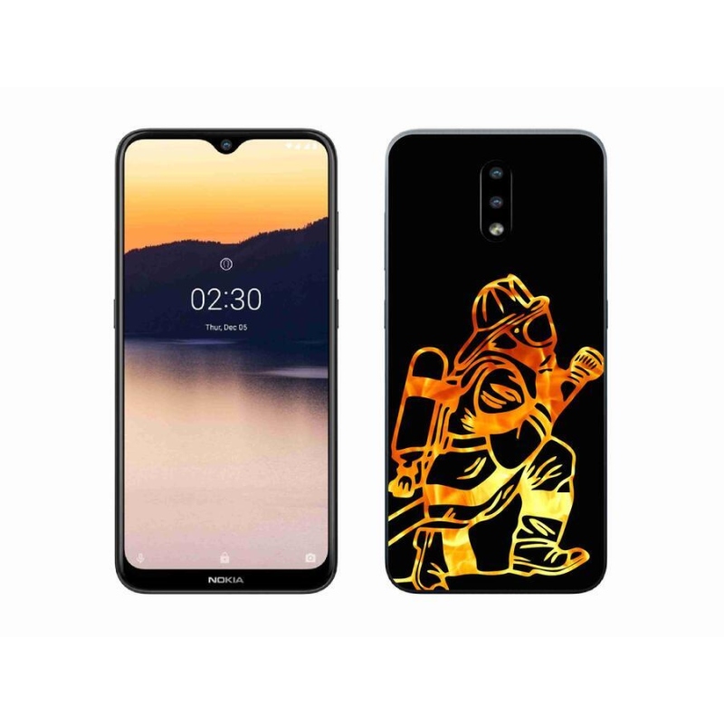 Gélový kryt mmCase na mobil Nokia 2.3 - hasič 1