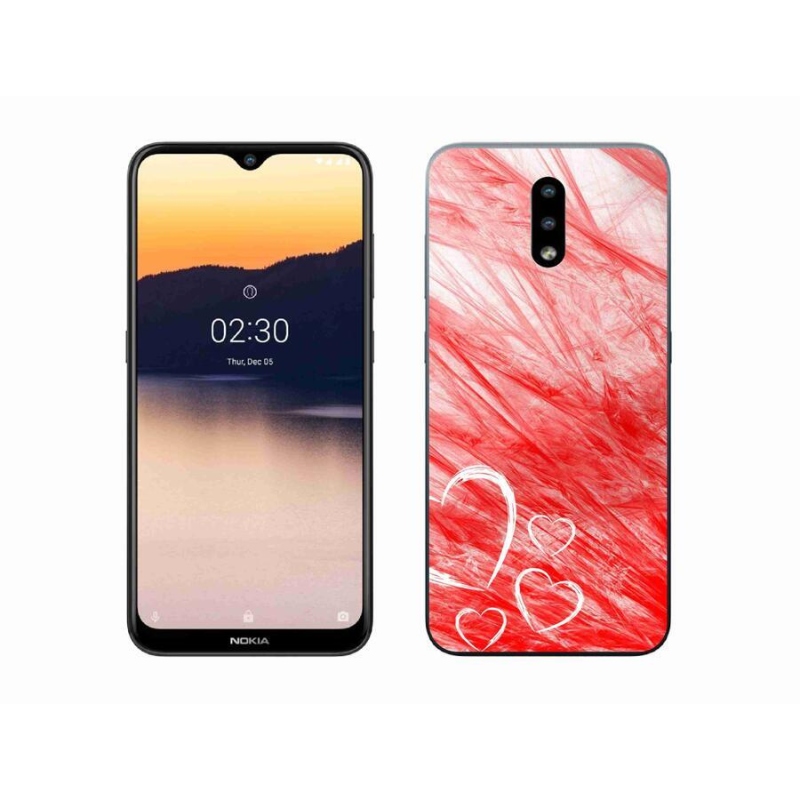 Gélový kryt mmCase na mobil Nokia 2.3 - heart