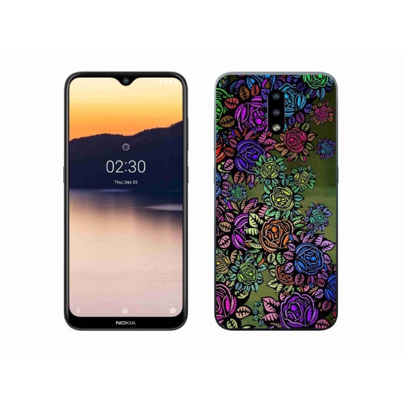 Gélový kryt mmCase na mobil Nokia 2.3 - kvety 6