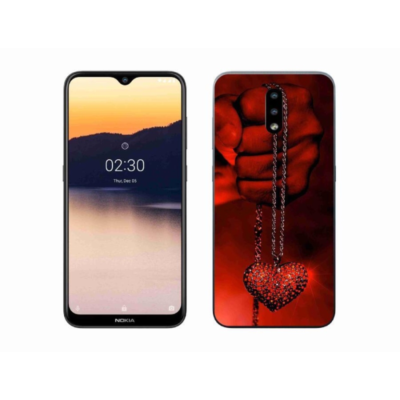 Gélový kryt mmCase na mobil Nokia 2.3 - náhrdelník