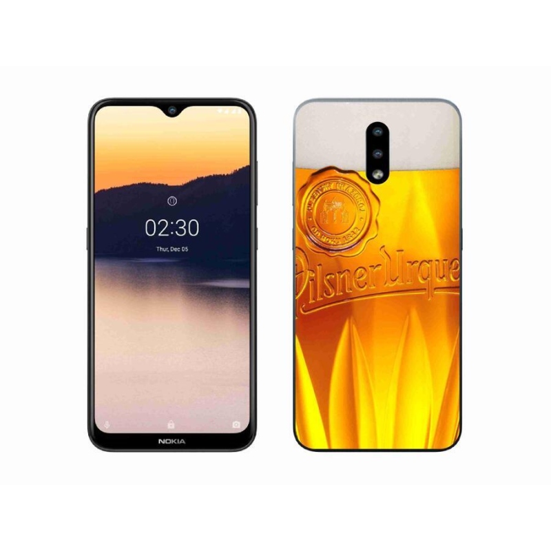 Gélový kryt mmCase na mobil Nokia 2.3 - pivo