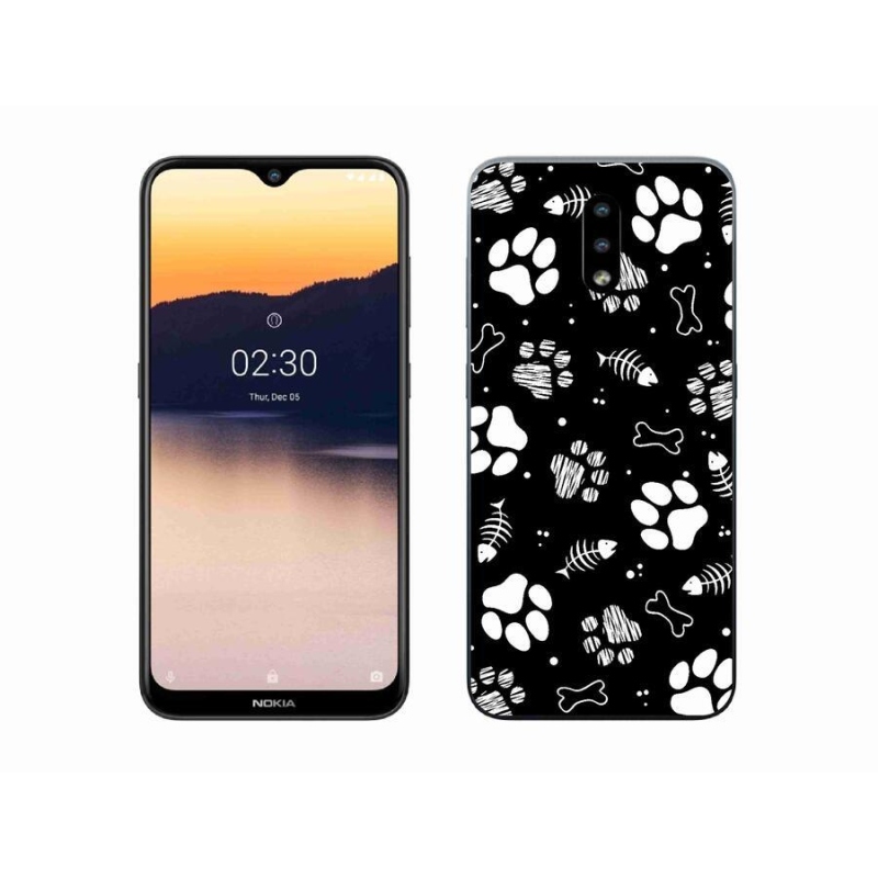 Gélový kryt mmCase na mobil Nokia 2.3 - psie labky