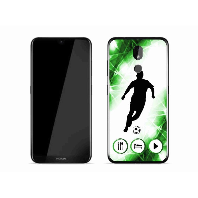 Gélový kryt mmCase na mobil Nokia 3.2 - futbalista