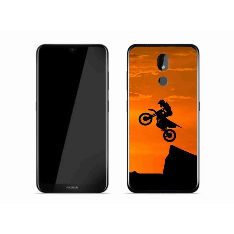 Gélový kryt mmCase na mobil Nokia 3.2 - motocross