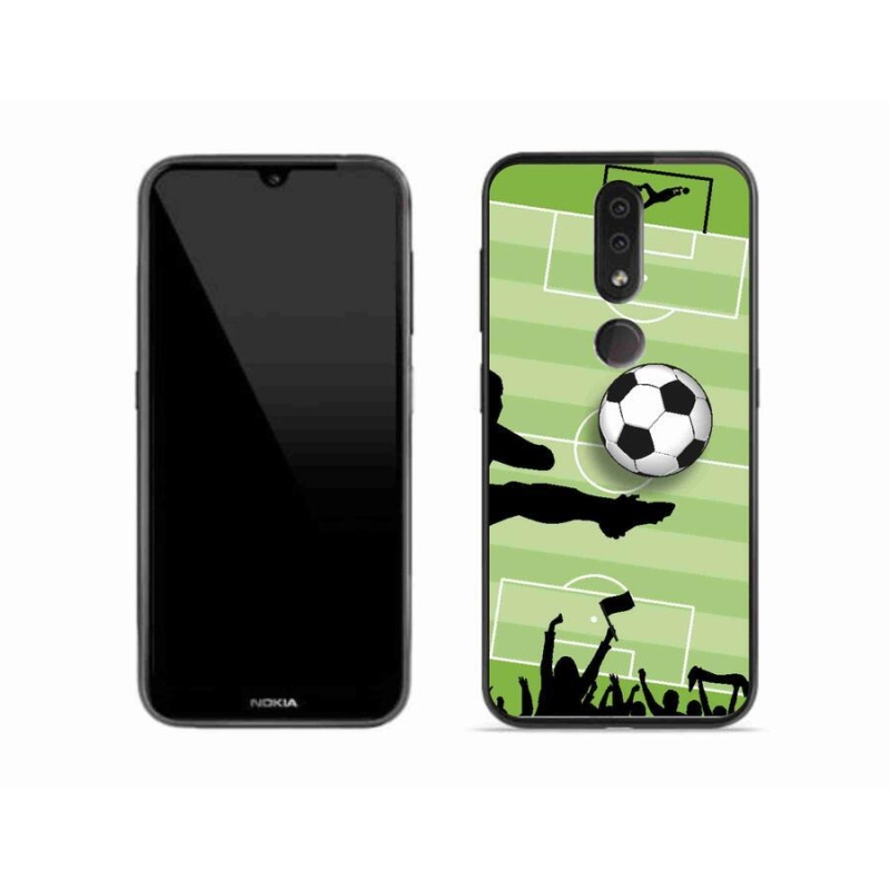 Gélový kryt mmCase na mobil Nokia 4.2 - futbal 3