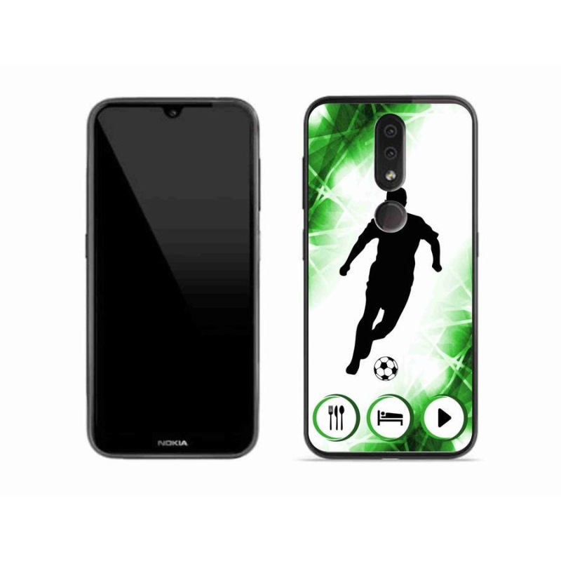 Gélový kryt mmCase na mobil Nokia 4.2 - futbalista