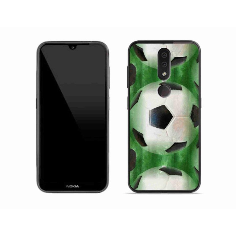 Gélový kryt mmCase na mobil Nokia 4.2 - futbalová lopta