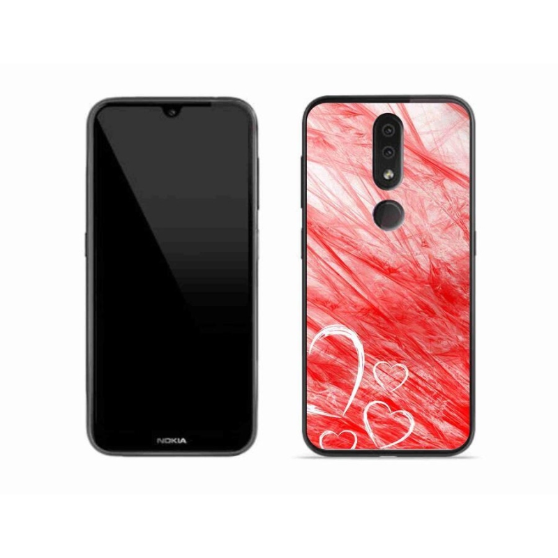 Gélový kryt mmCase na mobil Nokia 4.2 - heart