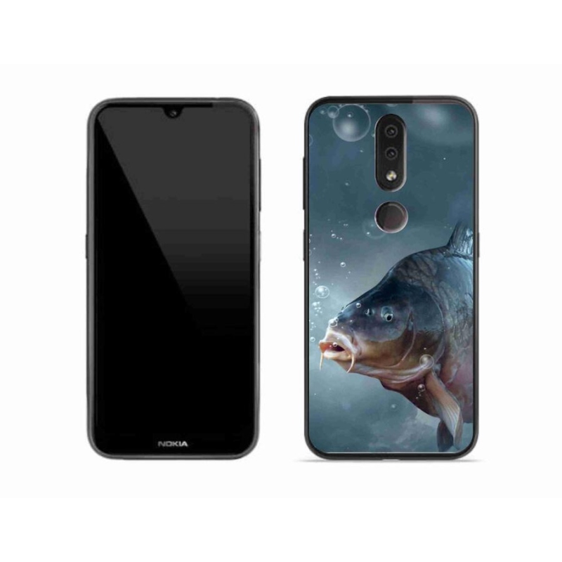 Gélový kryt mmCase na mobil Nokia 4.2 - kapor a bublinky