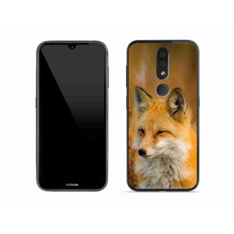 Gélový kryt mmCase na mobil Nokia 4.2 - líška