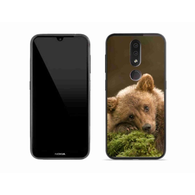 Gélový kryt mmCase na mobil Nokia 4.2 - medveď